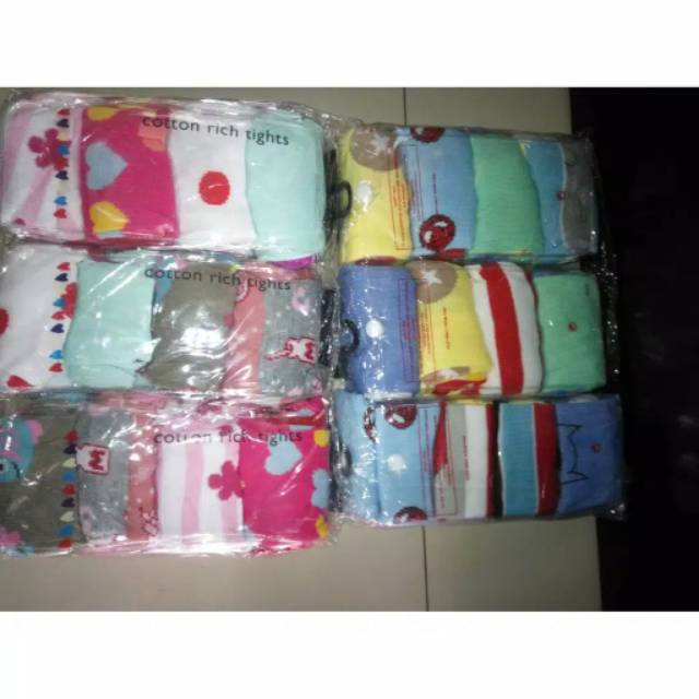 [Perlengkapanbayimurah] isi 4 legging MOTIF Legging busa legging bayi legging cotton rich CR