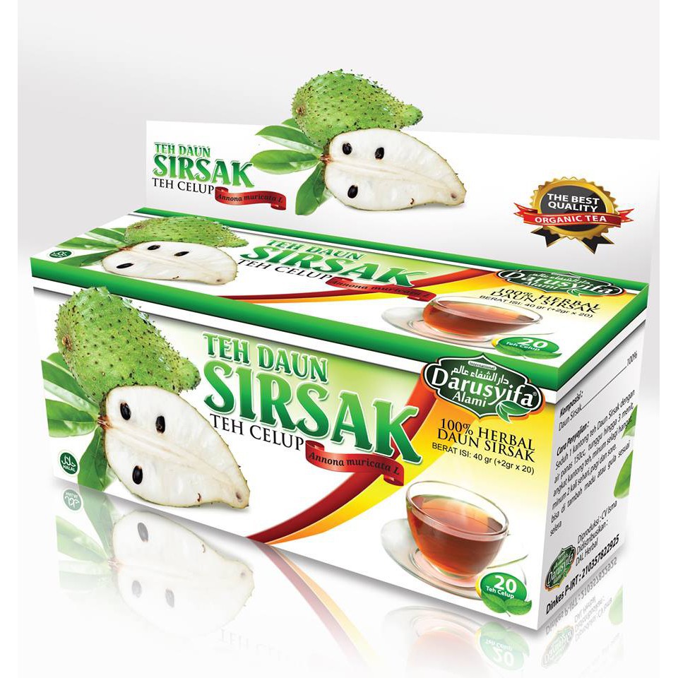 

Asli Premium teh celup daun sirsak Laris