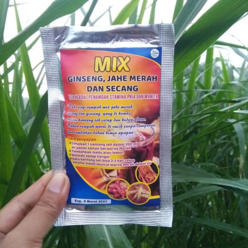 

MIX GINSENG,SECANG DAN JAHE MERAH