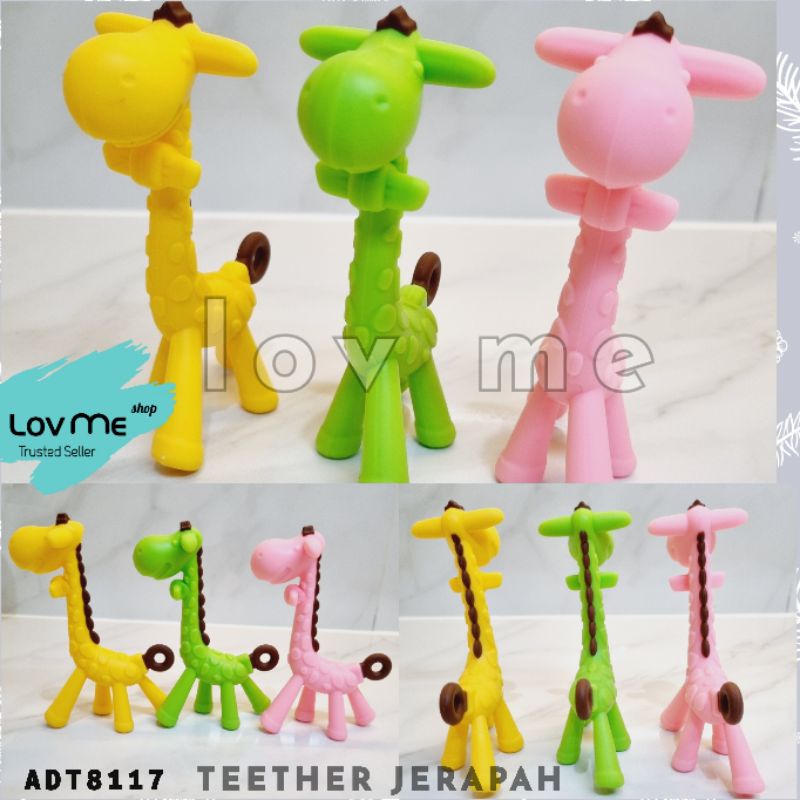 lov me❤ Lusty Bunny Teether Gigitan Bayi Silicone Tanpa Air BPA FREE Dt8110 Dt8112 ADT8117 ADT8119 ADT8120 ADT8122