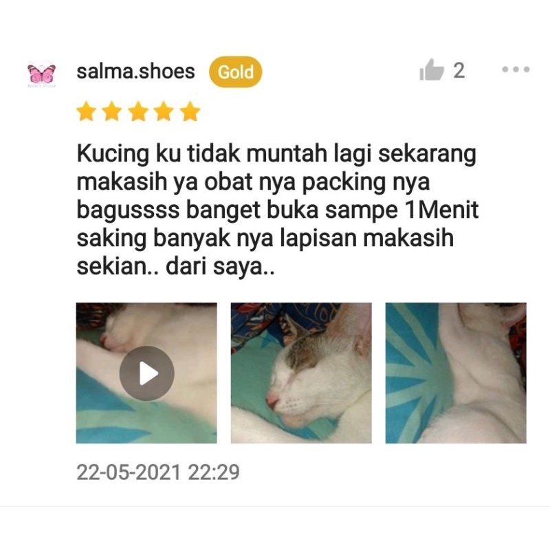 MERCYPET OBAT ANTI MUNTAH VIRUS KERACUNAN UNTUK KUCING ANJING / PARVO / DISTEMPER / MEYER / BTM