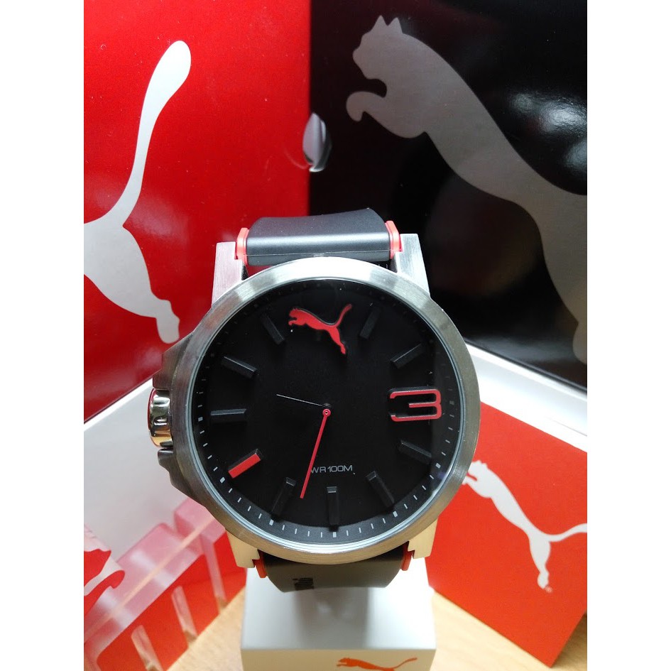 HITS LIST PRODUK Jam Tangan Pria Puma PU102941003 Ultrasize Analog Display Silver Sport