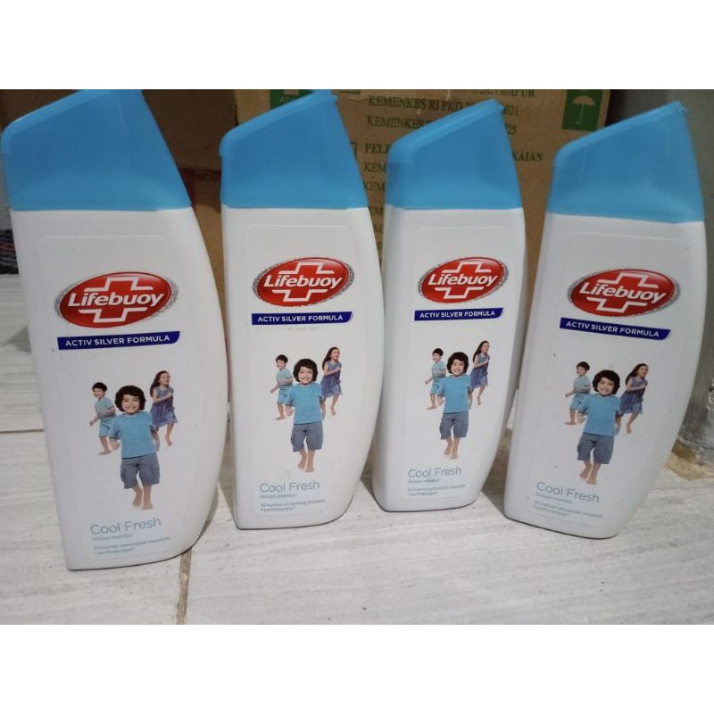 sabun cair lifebouy activ silver formula cool fresh 300 ml