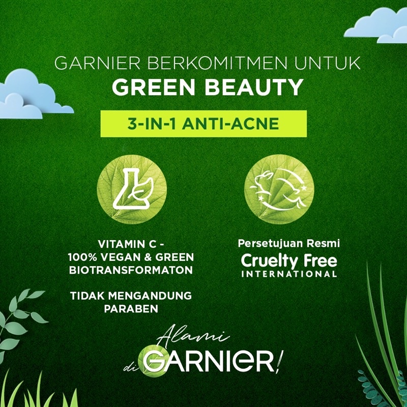 GARNIER BRIGHT COMPLETE 3IN1 ANTI ACNE - SABUN WAJAH