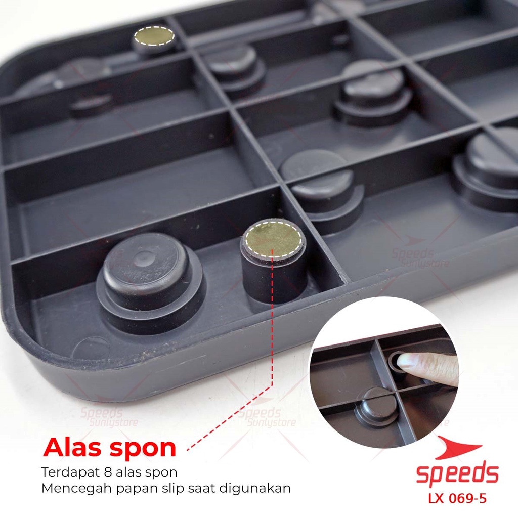 SPEEDS Push Up Board Push Up Stand Alat Fitness Alat Push Up Portable 069-5-5