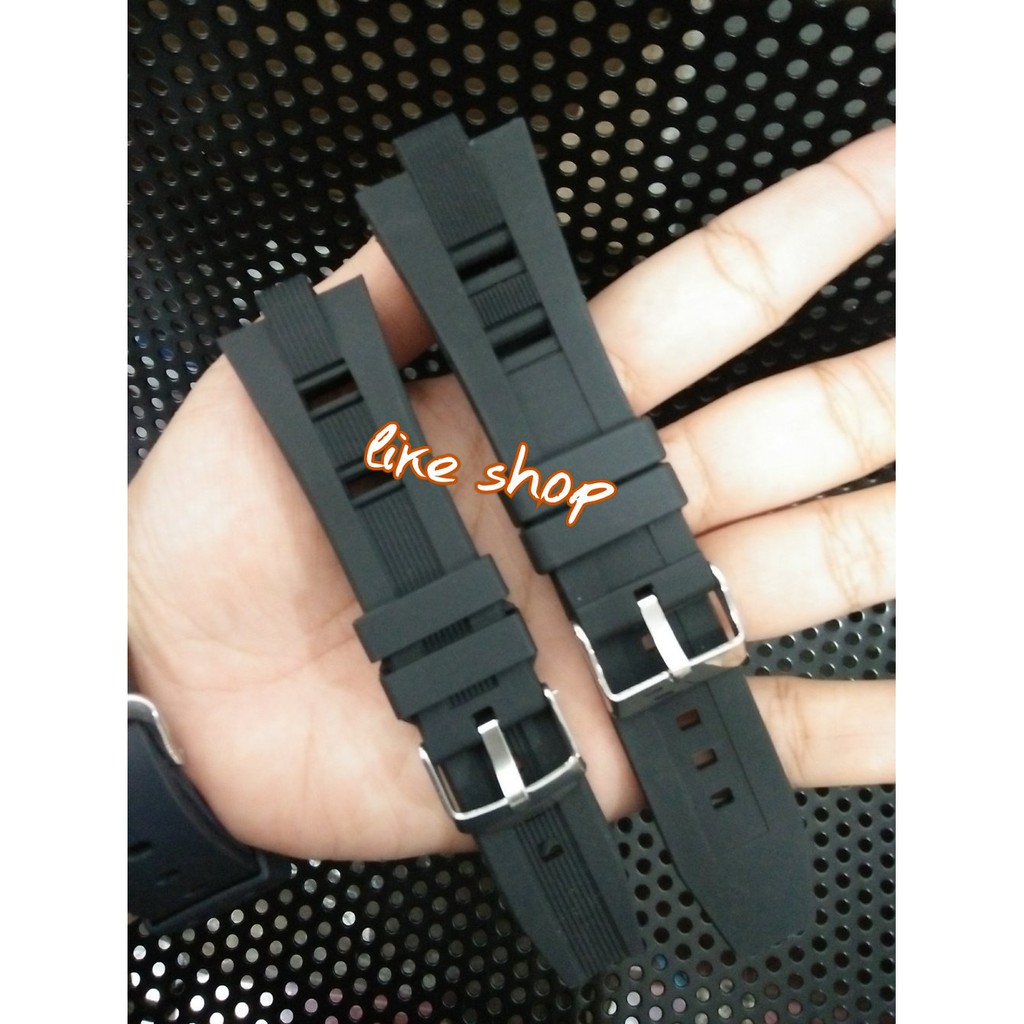 Tali Strap rubber karet jam tangan Bvlgari Oris Bulgari Murah