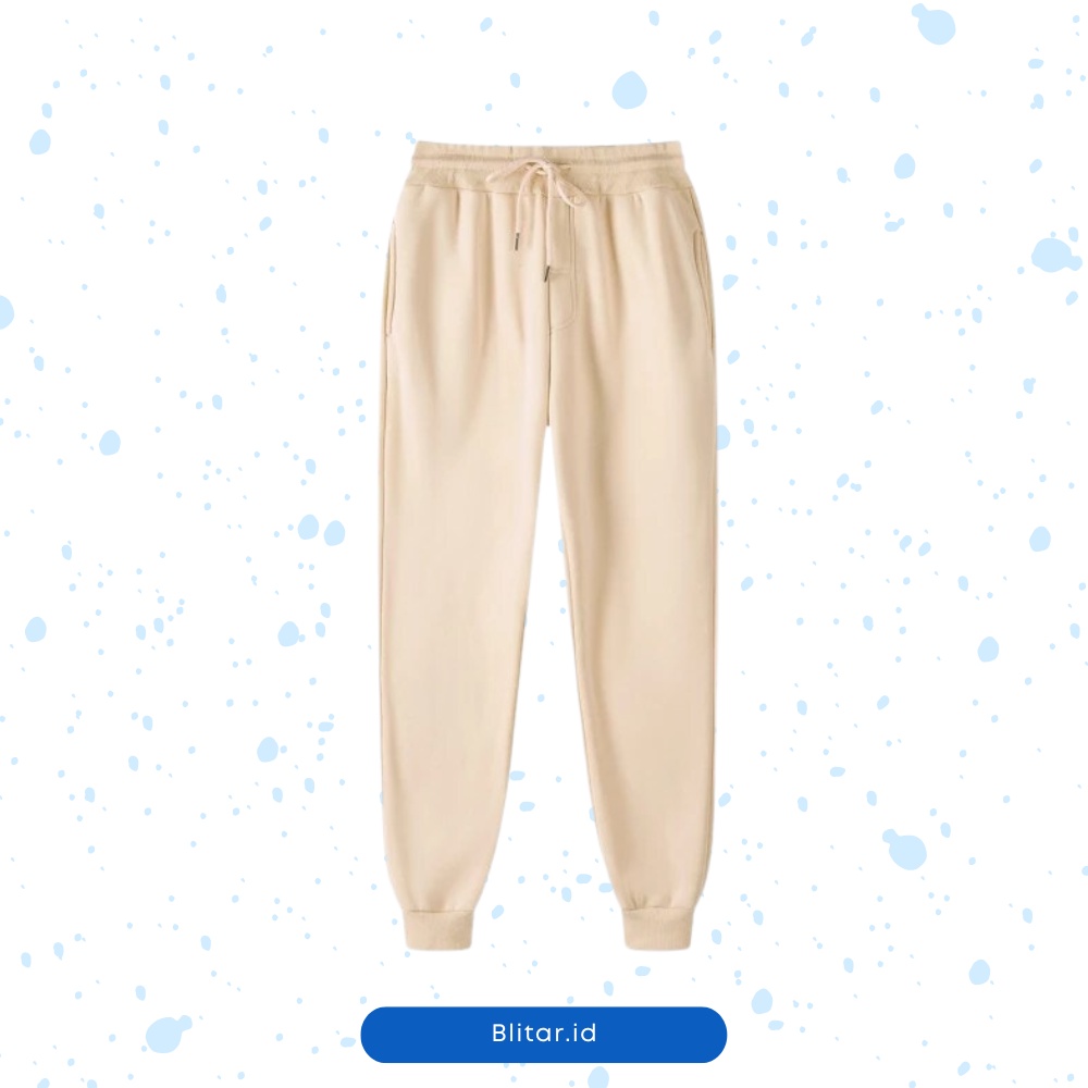 Jogger Joger Celana Traening Pants Unisex Anak Laki Laki Perempuan Cowok Cewek Pria Wanita Kecil Rem