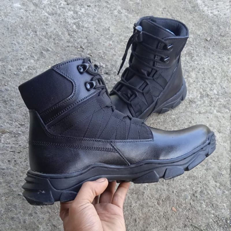 SEPATU PDL BAHAN KULIT SAPI ASLI MERK APIK SEPATU PDL DINAS LAPANGAN TNI POLRI SECURITY SATPAM SEPATU PDL POLANTAS 01 SEPATU BOOTS PRIA DAN WANITA