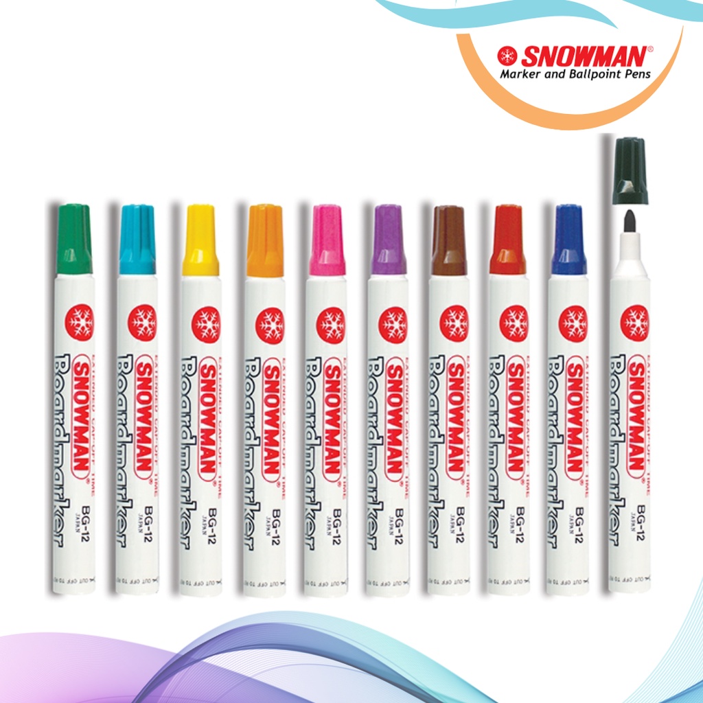 

WHITEBOARD MARKER / SPIDOL WHITEBOARD SNOWMAN BG-12