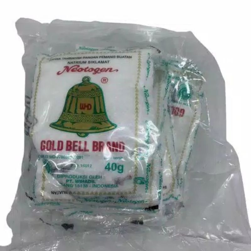 Sari Manis Cap Lonceng / Sari Manis Neotogen Gold Bell / Pemanis Makanan / Pemanis Minuman (40 gram)