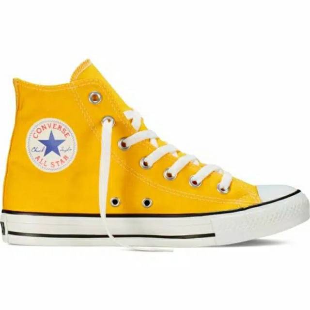 SEPATU CONVERSE OX KUNING SUNFLOWER MODEL TINGGI