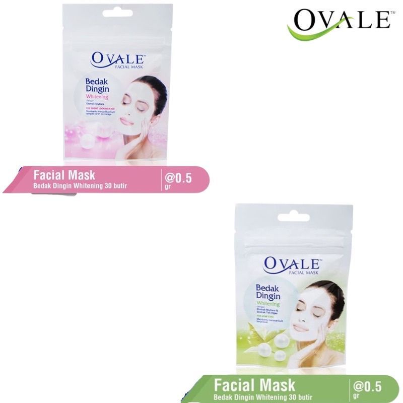 Ovale facial mask Bedak dingin