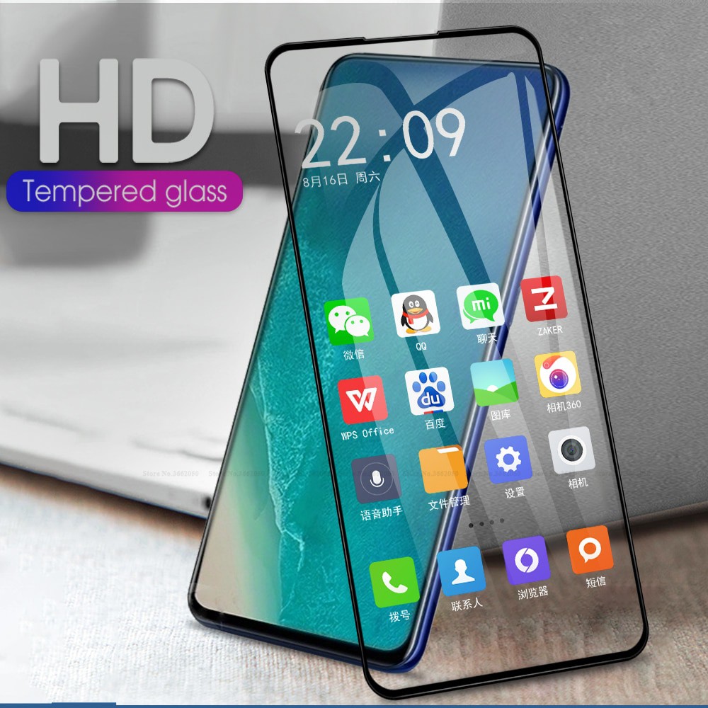 PROMO Tempered Glass VIVO V9, V15, V15 Pro, V17 Pro, V19 NEW TG Layar FULL COVER Black Premium