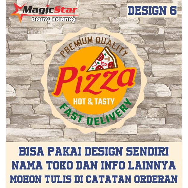 Sticker label custom bontak / label stiker logo cutting TERMURAH-LOGO 6