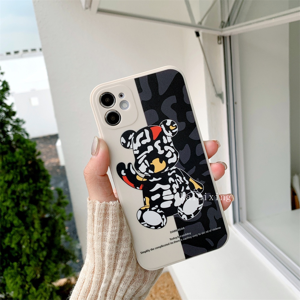 Casing Motif Camo Untuk iPhone 13 mini 13 12 11 ProMax Xs Max 7Plus 8Plus