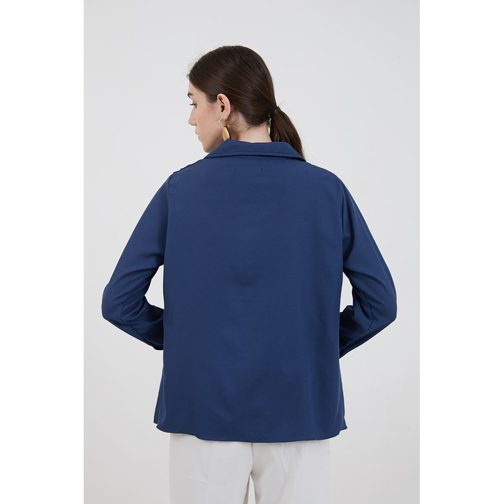 Berrybenka - Atasan Blouse Wanita Sofia Murdia Plain Blouse-3