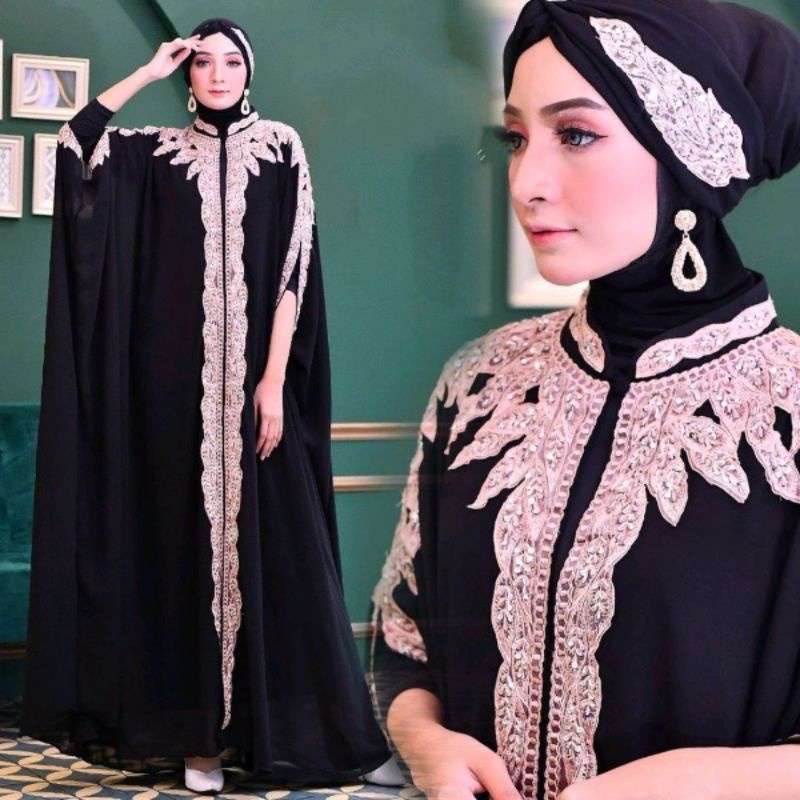 [FREE TURBAN] KAFTAN SHIREEN / KAFTAN MEWAH / PASAR TASIK / TANAH ABANG