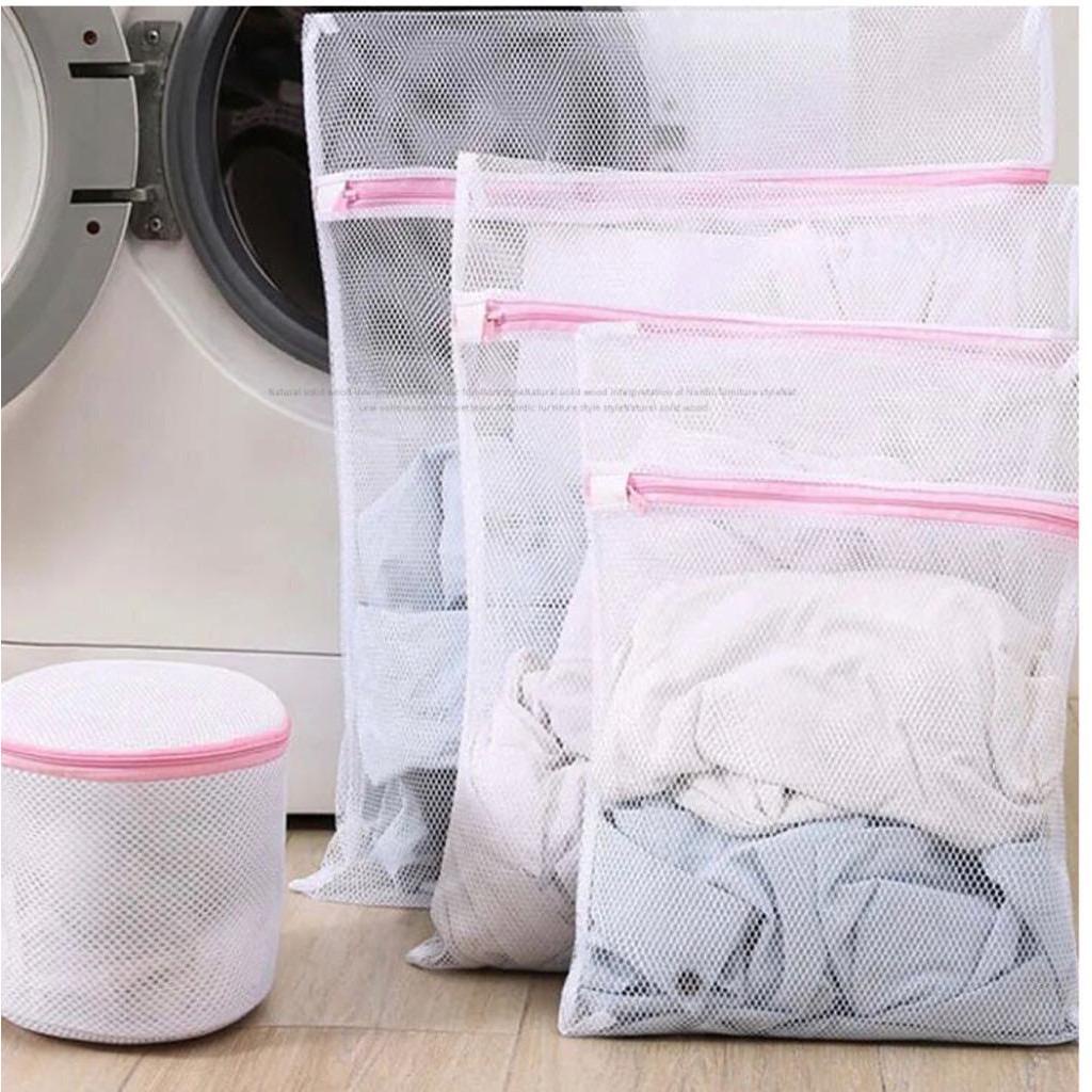 [UNIK88] Laundry Bag Kantong Baju Kotor Resleting Pakaian Dalam