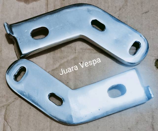 Plat Spion Tatakan Pelat Dudukan Kaca Miror Vespa Px Super Sprint Exclusive Excel-2