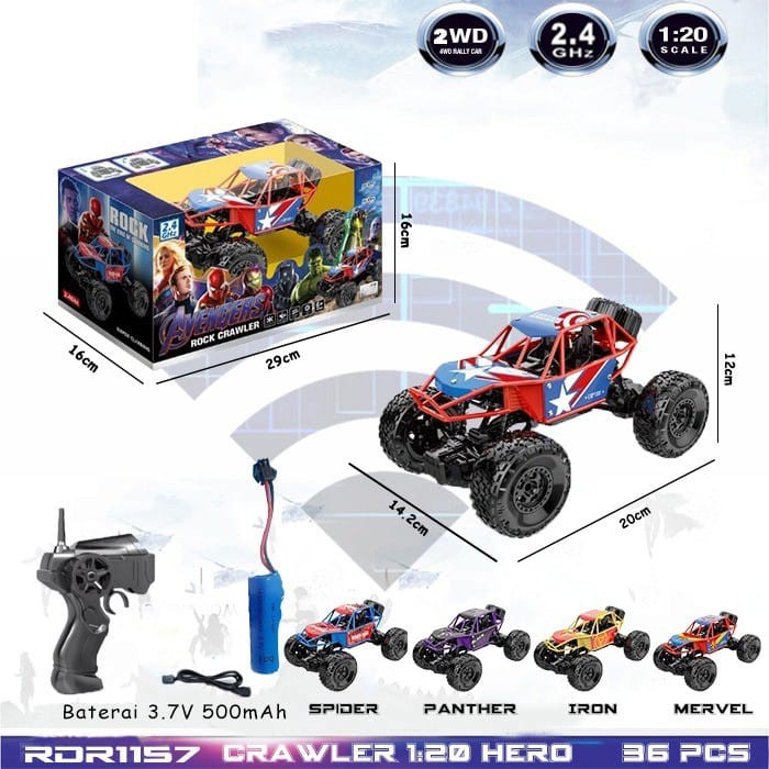 NEW PROMO MAINAN ANAK CRAWLER KARAKTER RDR 1015