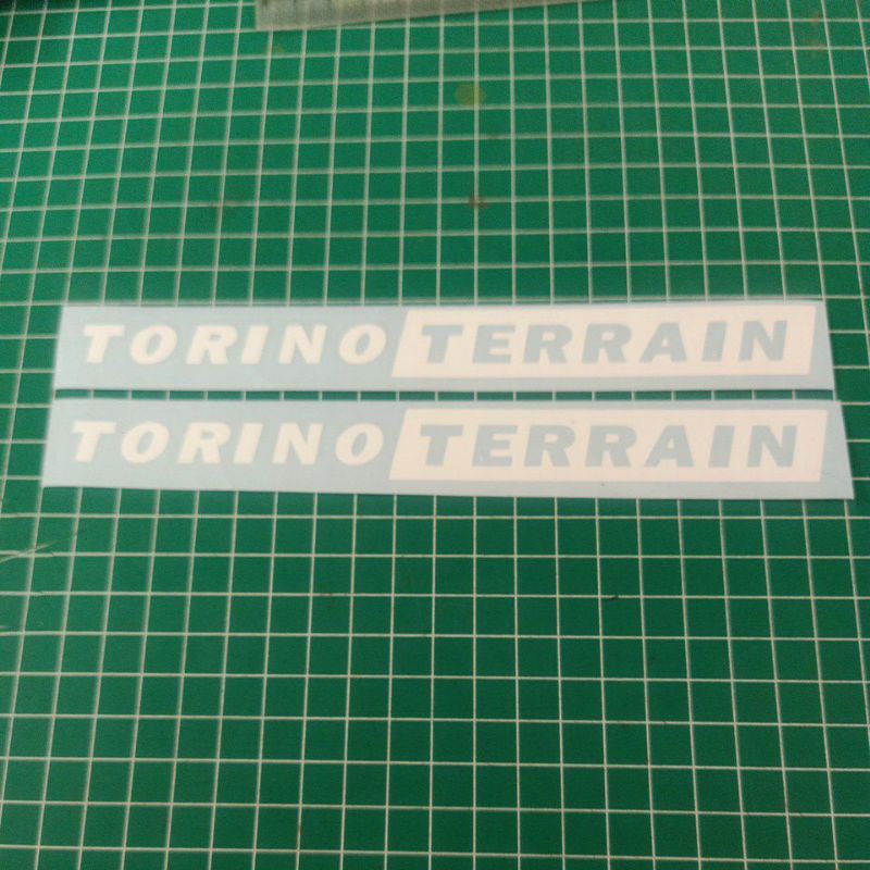 stiker sepeda Torino terrain dan Rivera terrain