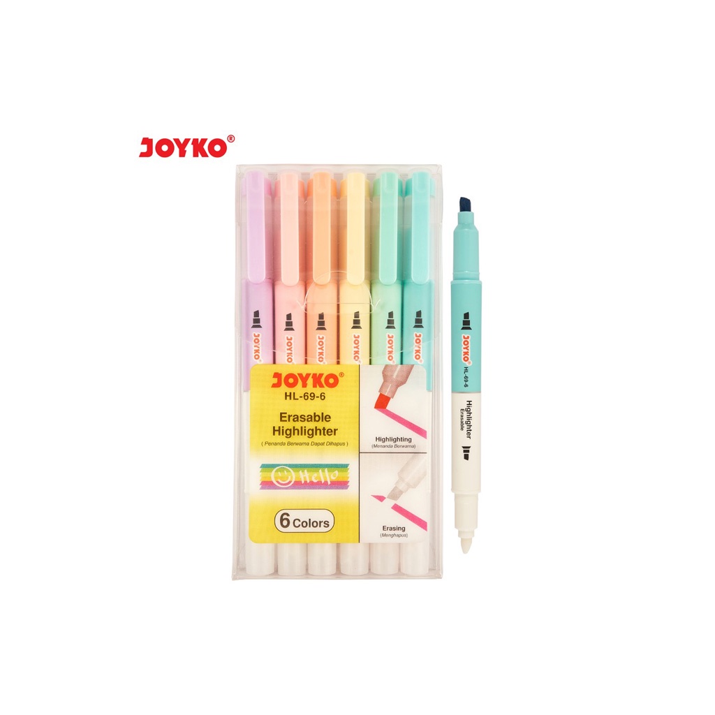 

JOYKO STABILO PASTEL ERASEABLE SET 6PCS