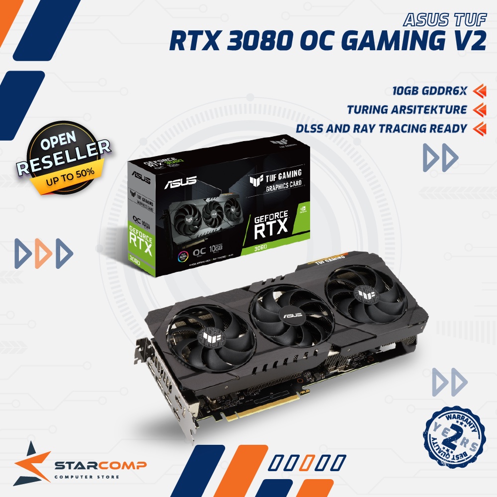 ASUS TUF RTX 3080 GAMING OC EDITION 10GB GDDR6X VGA RTX3080