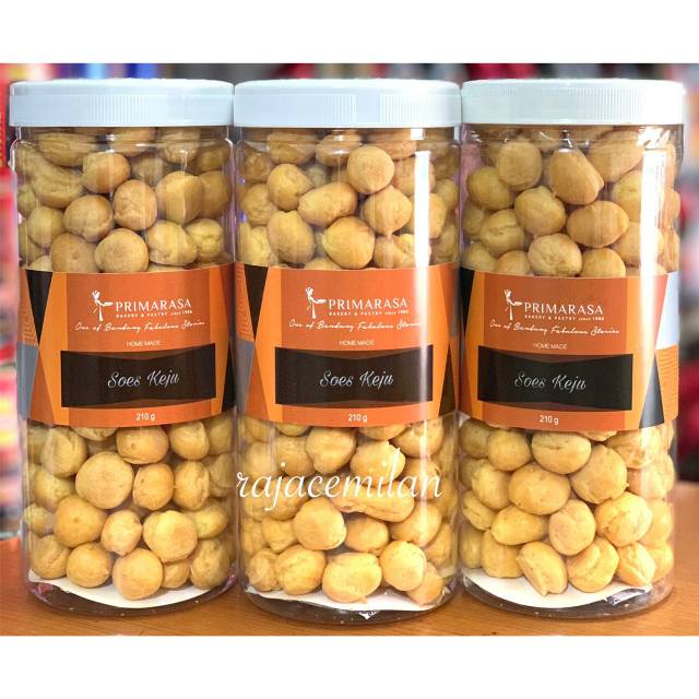 

Soes Keju Prima Rasa 200 Gram/Snack Cemilan Oleh Oleh Bandung