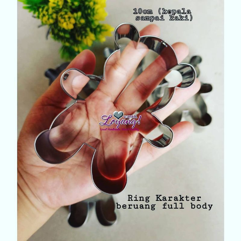 Ring roti karakter beruang