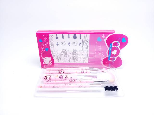 MAKEUP BRUSH HELLO KITTY PARIS BOK MIKA 5in1