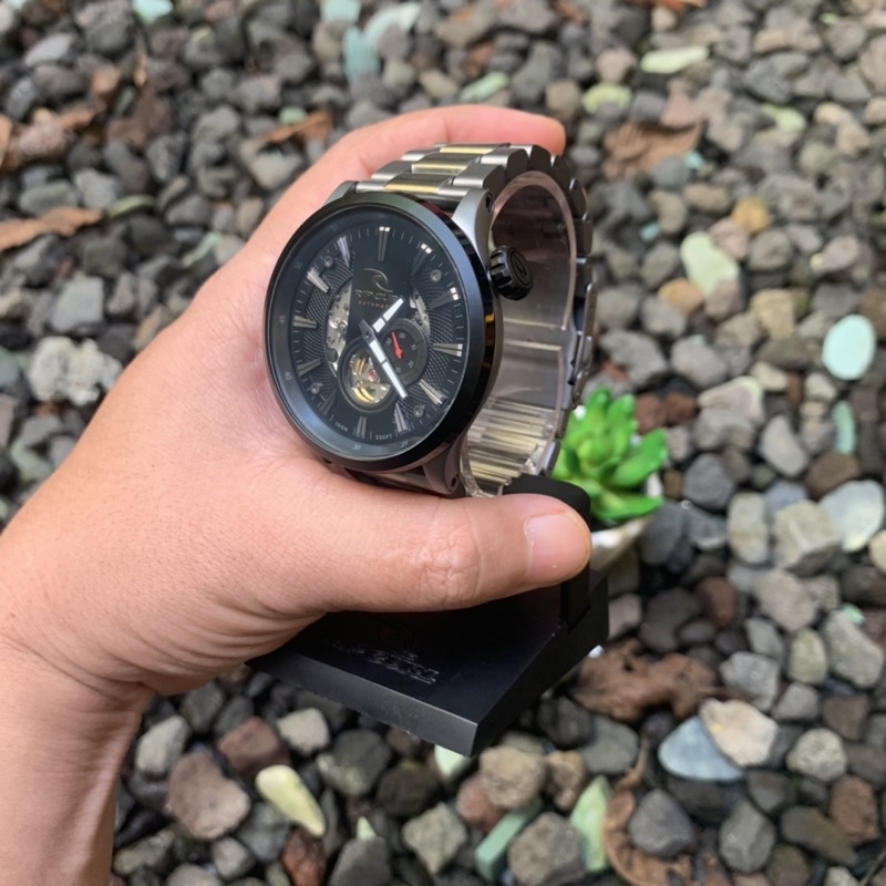 Jam tangan ripcurl recon XL automatic titanium