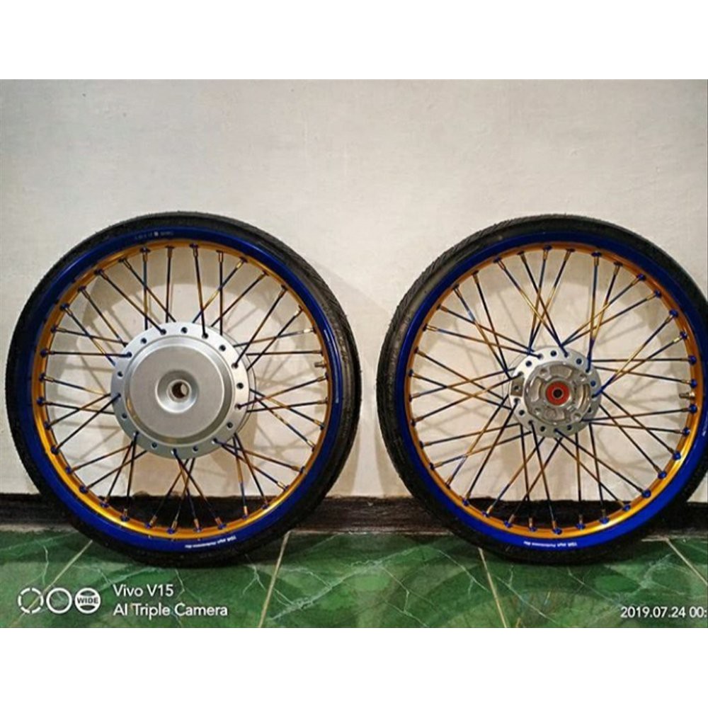 Special Paket Velg Jari Jari Two Tone Ring 17 Tdr Beat Scoopy