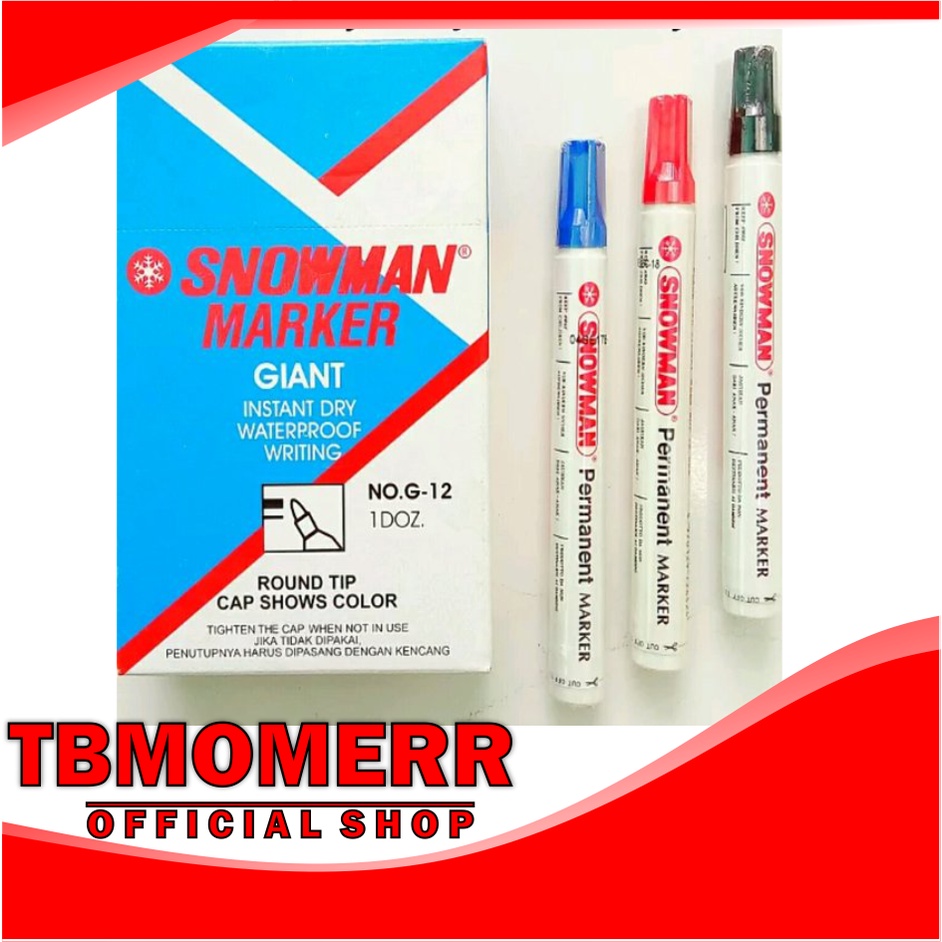 

SPIDOL PERMANENT MARKER SNOWMAN G-12