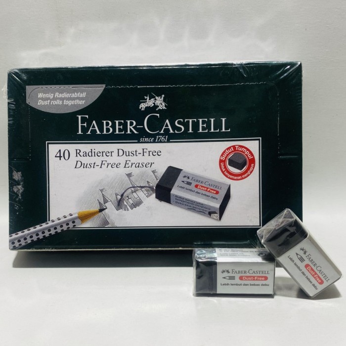 

Penghapus Faber Castell Hitam Kecil / Harga Per Box