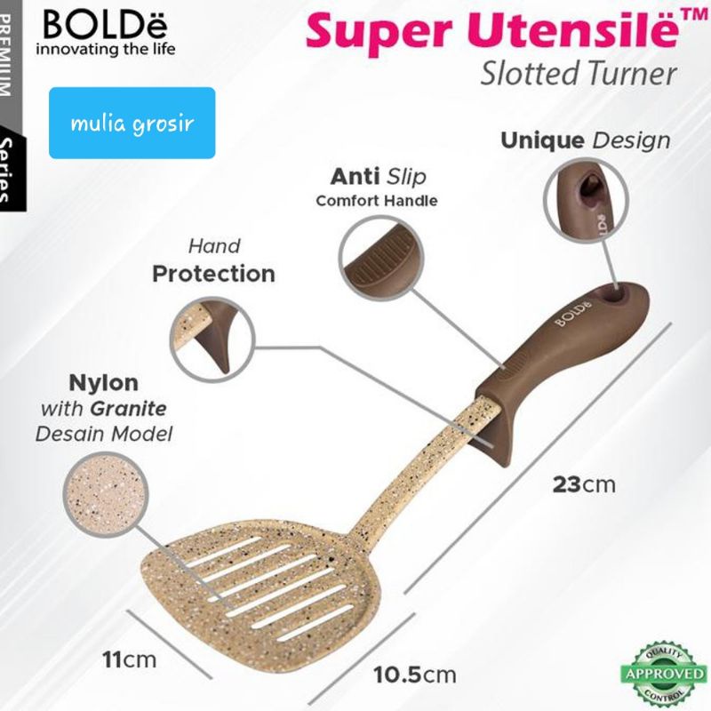 Spatula Bolde / Sutil Bolde Super Untensile Slotted