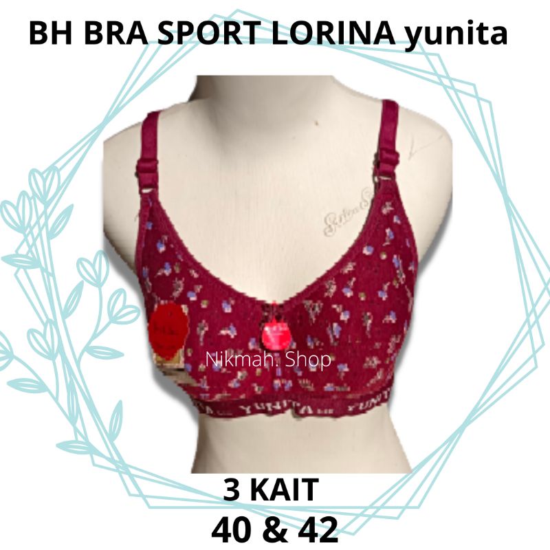 BH BRA SPORT LORINA yunita HAK 3 DAN HAK 2