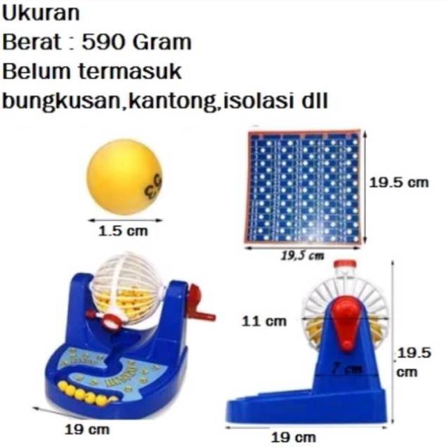 MAINAN MENGHIBUR BINGO CAGE