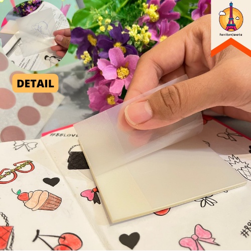 

Sticky Notes Bening Kertas Sticker Tempel Transparan Viral Kekinian Fancy Best Gift Present For Birthday Event Souvenir Alat Tulis Kantor Sekolah Ready Grosir Kado Ulang Tahun READY COD