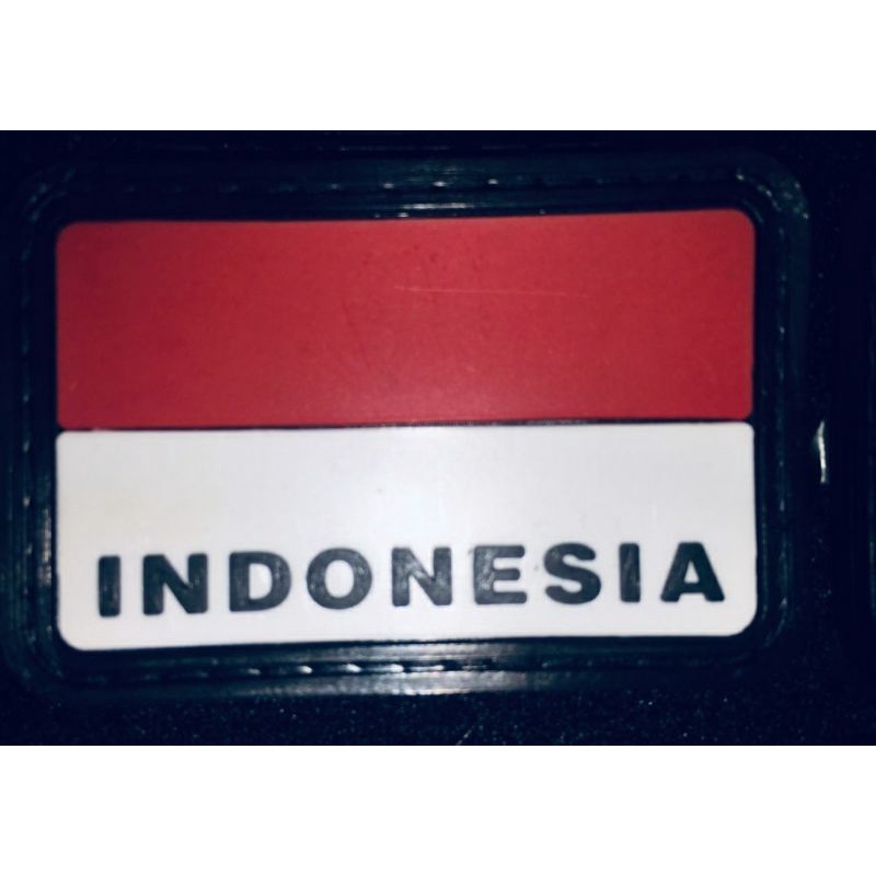 PROMO TERMURAH PATCH RUBBER BENDERA INDONESIA