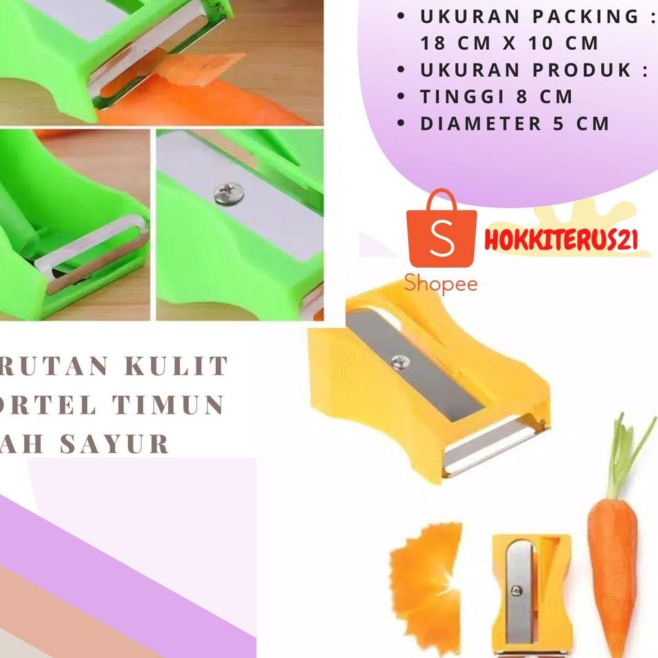 

[PRODUK PYJAP] HOKKITERUS21 Rautan pengupas serutan kulit wortel timun buah sayur ACW