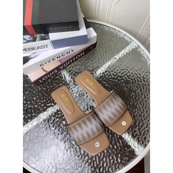 TASYA AUREL 07 SANDAL FLAT STRAP RAJUT