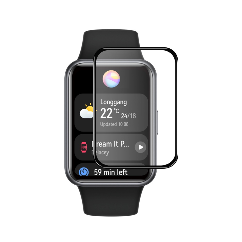 Pelindung Layar Tempered Glass HD Bening Anti Gores Untuk Huawei Watch Fit 2