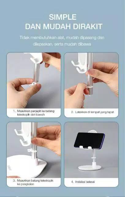 Stent Robot RT-US05 RTUS05 Universal Phone Holder murah dari RT-US04 standing