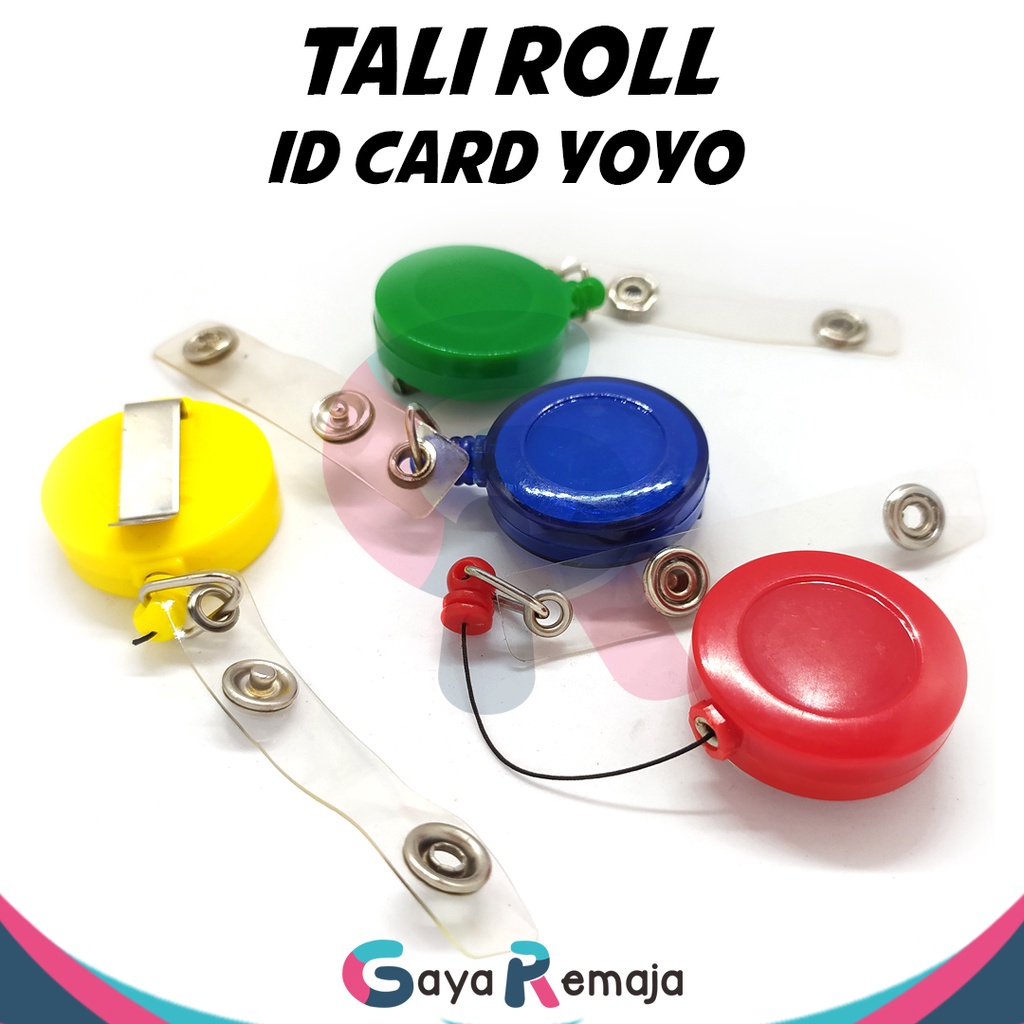 

Yoyo ID Card / Tali Roll ID Card Yoyo / Card Holder / Clip ID Card / Penjepit ID Card