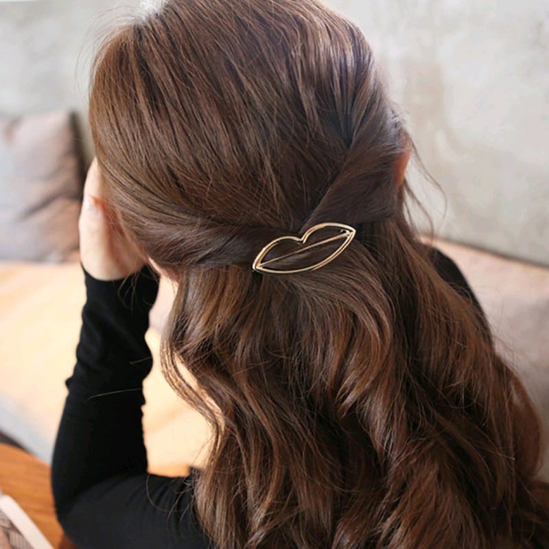 Jepit Rambut Fashion Motif Geometri Bahan Alloy untuk Wanita Hargakawan(b74k)