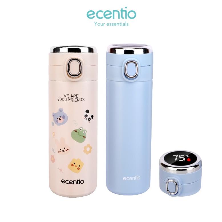 ECENTIO TERMOS MINI AIR PANAS 400ML LED PENUTUP PELURU TERMOS AIR PANAS 304 STAINLESS VACUUM FLASK B