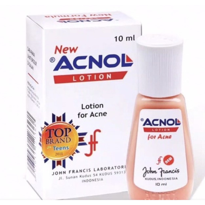 Acnol Lotion Obat jerawat cair 10 ml Original 100%