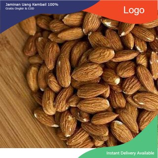 

Makanan Ringan Snacks Almond Roasted (Kacang Almond Panggang) Blue Diamond tanpa cangkang - 500Gram TAWAR Terima kasih