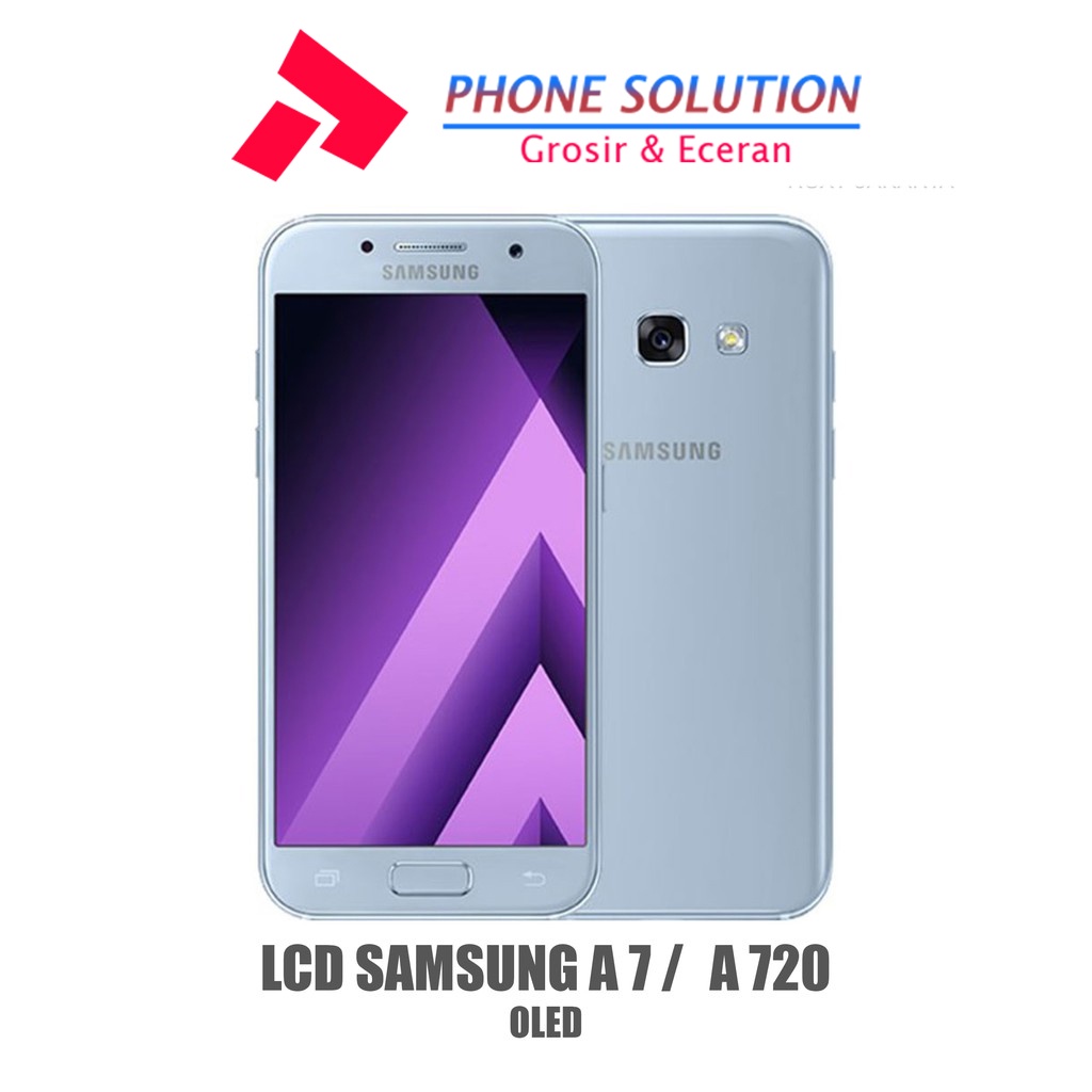 LCD Samsung A7 A720 2017 Fullset Touchscreen // Supplier LCD Samsung - Garansi 1 Bulan