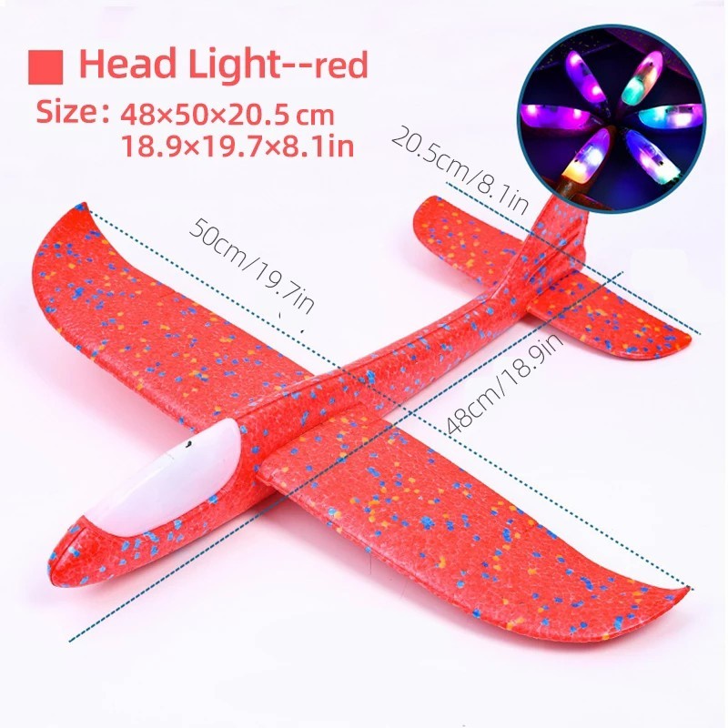 mainan pesawat kapal terbang glider gabus